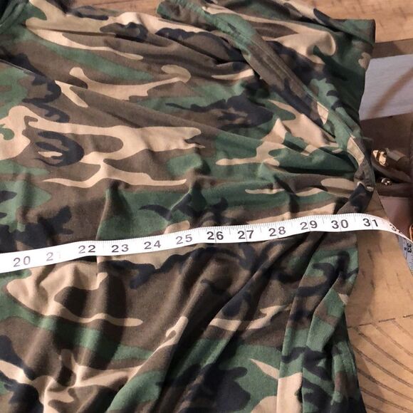 Camo Loungewear Hi Lo Poncho with Cowl Neck Comfort. Relax and disappear 🫥 - Picture 13 of 17